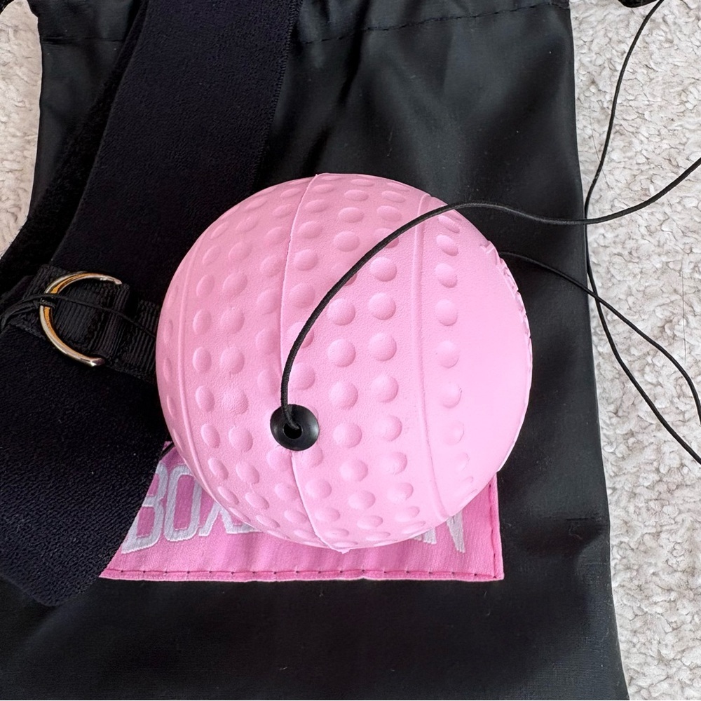 Boxbollen Pink and Black Workout Boxing Accessory Game - Picture 6 of 10